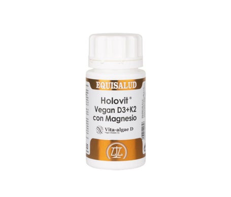 Holovit Vegan D3 + K2 con Magnesio 50caps