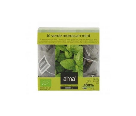 Alma Home Infusión Té Verde Morroco Mint 15 Bolsas