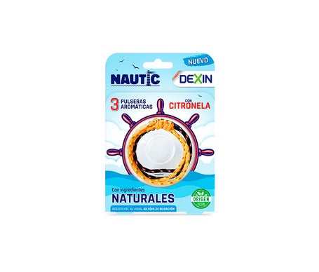 Dexin Nautic Pulsera Aromática con Citronela 3uds