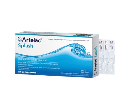 Artelac Splash Eye Drops Dry Eyes 0.5ml 30 single doses