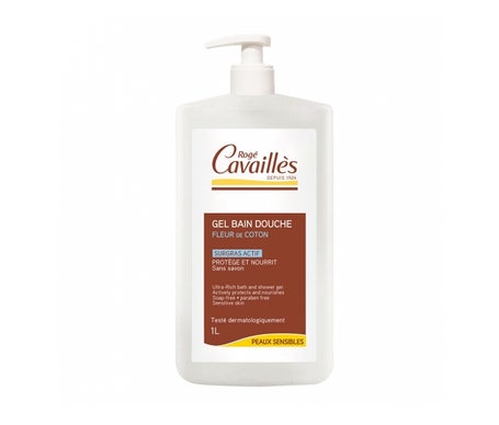 Roge Cavailles Gel Baño Ducha Flor de Algodón 1L