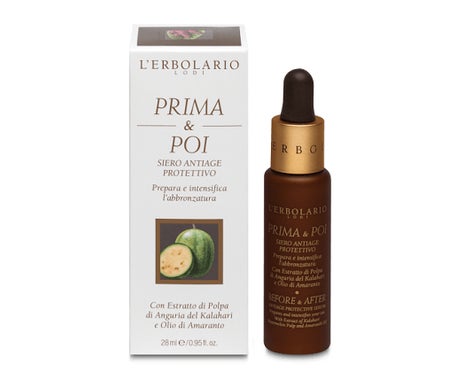 L'Erbolario Sérum Antiedad Antes y Después 28ml
