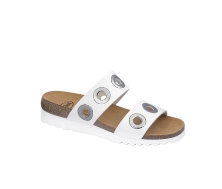 Scholl Sandalia Lara Blanco Talla 42 1 Par