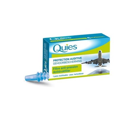 Quies tapones oído silicona anti-presión adultos 2uds