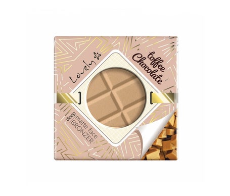 Lovely Chocolate Powder Toffee Polvos Compactos 9g