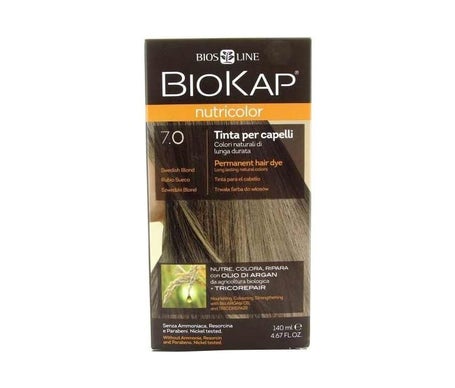 Biokap Tinte 7.0 Rubio Medio 140 Ml