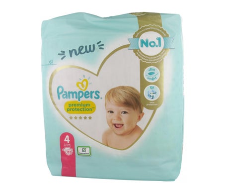 Pampers Couches Premium Protection T-4 9-14kg 23uds