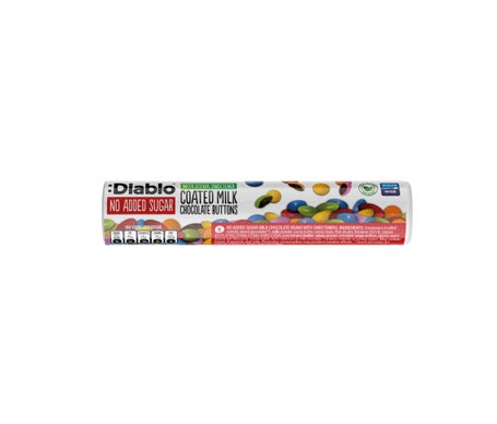 Diablo Grageas de Chocolate con Leche y Stevia 22g