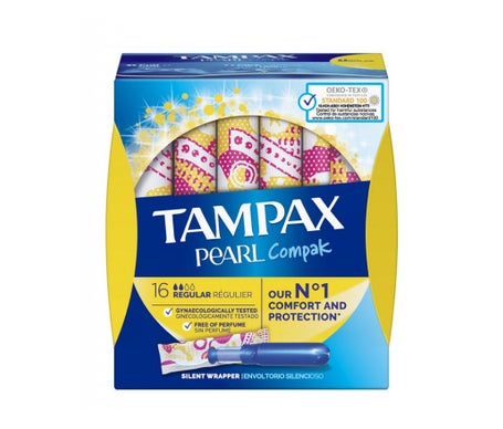 Tampax Compak Pearl Regular 16uds