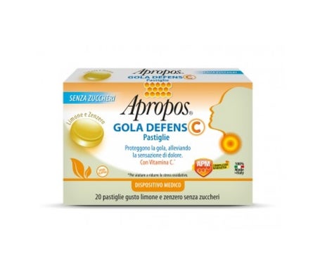 Apropos Gola Defens C Limón y Jengibre 20comp