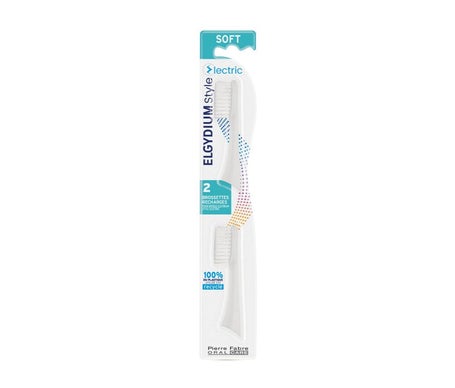 Elgydium Style Recambios Cepillo de Dientes Eléctrico Suave 2uds