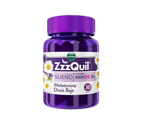 ZzzQuil Natura Kids Sabor Frutos del Bosque Gummies 30uds
