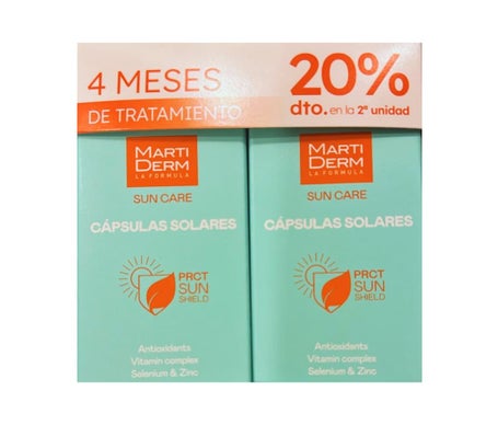 Martiderm Sun Care Cápsulas Solares Pack 2x60caps
