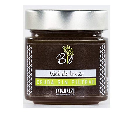 Muria Miel de Tarro Ecológica Brezo Cruda Sin Filtrar Eco 320g