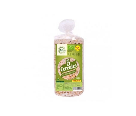 Solnatural Tortitas 5 Cereales Bio sin Gluten 100g