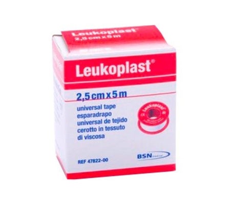 Leukoplast esparadrapo color blanco 2,5mx5cm 1ud