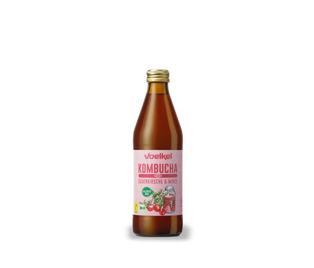 Voelkel Kombucha Cereza y Menta Bio 330ml