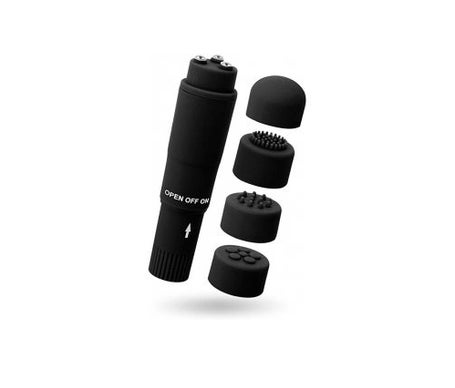 Glossy Pocket Kurt Masajeador Negro 1ud