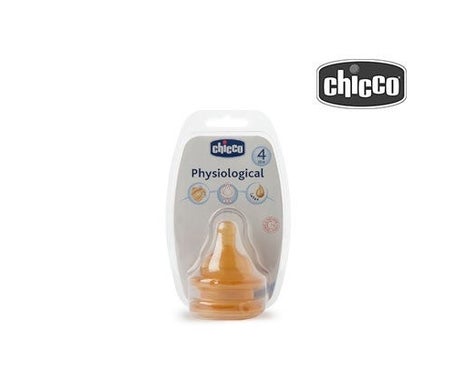 Chicco® Tetina Fisiológica Látex 3 Gotas 2uds