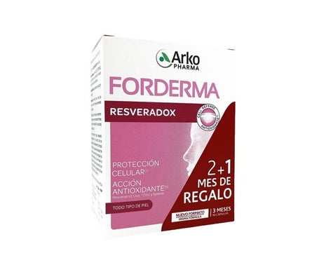 Arkopharma Forderma Resveradox 3x30 cápsulas