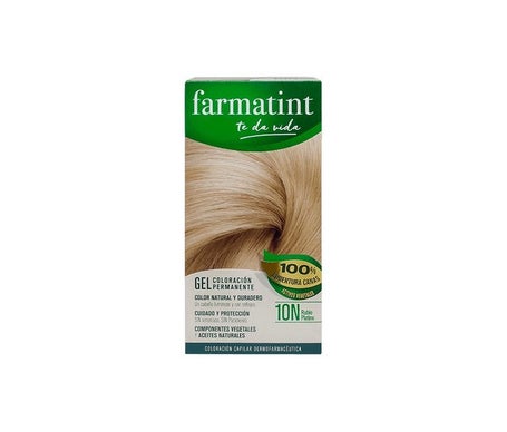 Farmatint Gel 10N Rubio Platino 135ml