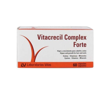 Laboratorios Viñas Vitacrecil Complex Forte (60 caps) - Complementos alimenticios y vitaminas