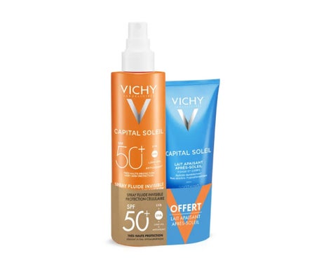 Vichy Pack Capital Soleil Spray Fluido SPF50+ 200ml + Leche After Sun 100ml