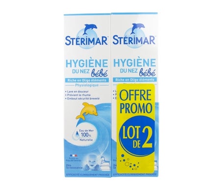 Stérimar Bébé Higiene del Bebé Spray Nasal 2x100ml