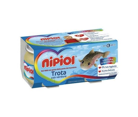 Nipiol Papilla Trucha 2x80g