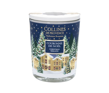 Collines de Provence Vela Perfumada Corona de Navidad 180g