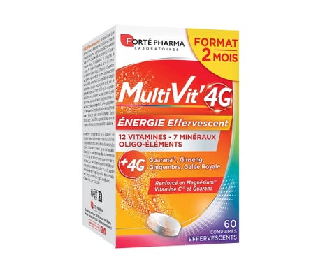 'Forté Pharma MultiVit''4G Energía Efervescente 60comp'