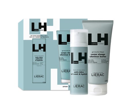Lierac Pack Hombre Fluido Antiedad 50ml + Gel Ducha 200ml