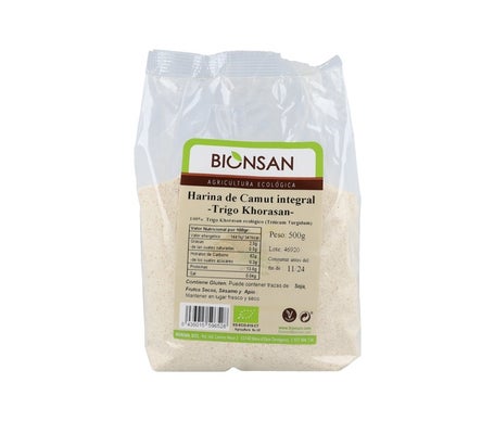 Bionsan Harina de Camut Integral Trigo Khorasan Bio 500g