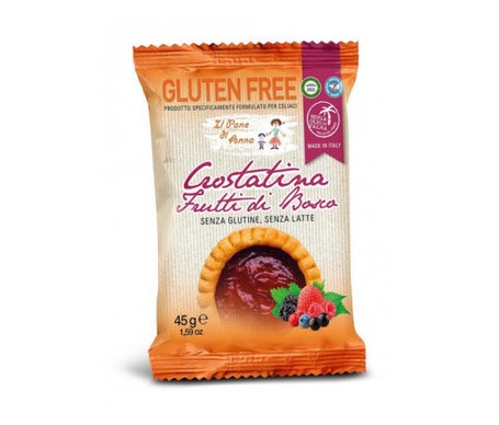 Molino Rivetti Pane Anna Tarta de Frutos del Bosque 45g