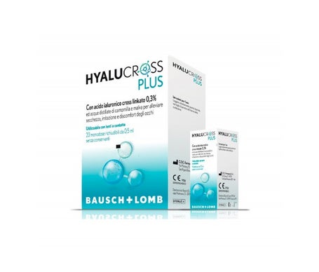 Bausch+Lomb Hyalucross Plus Colirio Estéril 30x0,5ml
