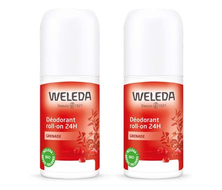 Weleda Desodorante Roll-On 24h de Granada 2x50ml