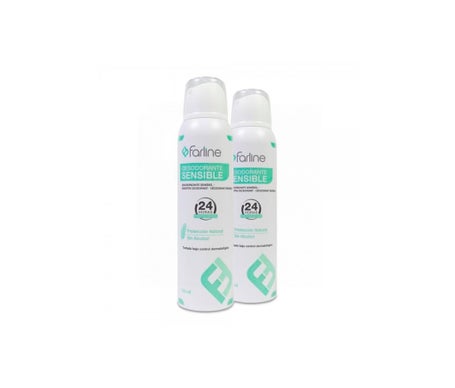 Farline Desodorante Sensible 24H Spray 2x150ml