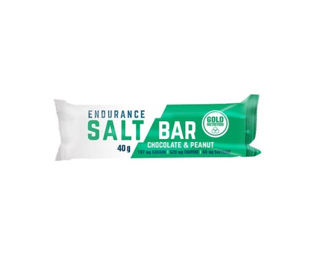 Gold Nutrition Endurance Salt Bar Choco & Peanut 40g | Natural Doctor