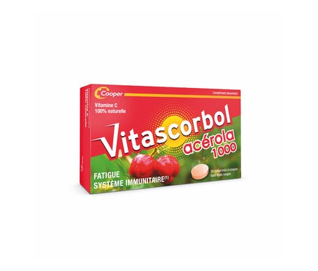 Vitascorbol Acerola 1000 30 comprimidos masticables
