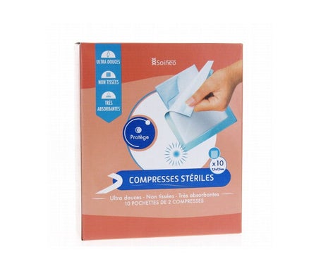 Soineo Compresas Estériles no Tejidas 7,5x7,5Cm 10uds