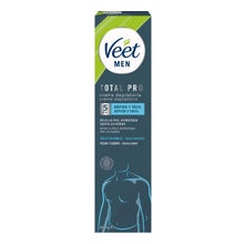 Veet Men Total Pro Crema Depilatoria Piel Sensible 200ml