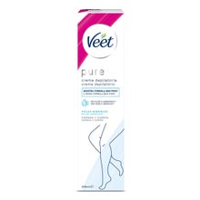 Veet Pure Crema Depilatoria Piernas y Cuerpo Piel Sensible 200ml