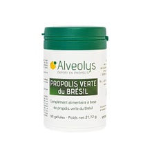 Alveolys Propolis Verte Du Brésil Bio 60 Gélules