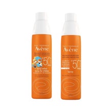 Avène Pack Spray Solar SPF50+ P. Sensibles 200ml + Solar Spray Niños SPF50+ 200ml