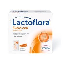 Lactoflora Suero Oral Sabor Naranja 6 sobres
