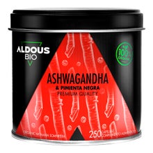 Aldous Bio Ashwagandha con Pimienta Negra Ecológica 250caps
