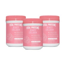 Vital Proteins Pack Beauty Collagen Péptidos de Colágeno Fresa Limón 3x271g