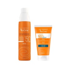 Avène Pack Spray Solar SPF50+ P. Sensibles 200ml + Solar Fluido Ultra-Light SPF50+ 50ml