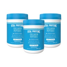 Vital Proteins Pack Collagen Peptides Péptidos de Colágeno Sin Sabor 3x284g