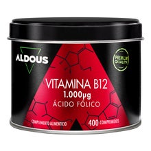 Aldous Vitamina B12 con Ácido Fólico 400comp